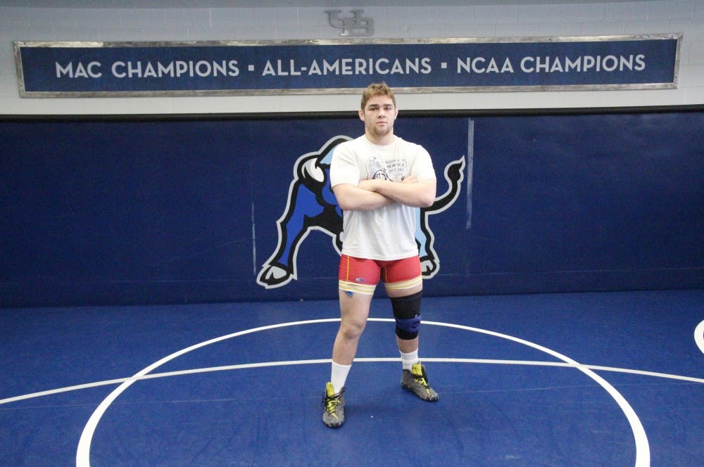 <p>Freshman Jake Gunning will represent Buffalo as the No. 3 seed&nbsp;in the heavyweight division for this weekend's MAC Tournament.&nbsp;</p>