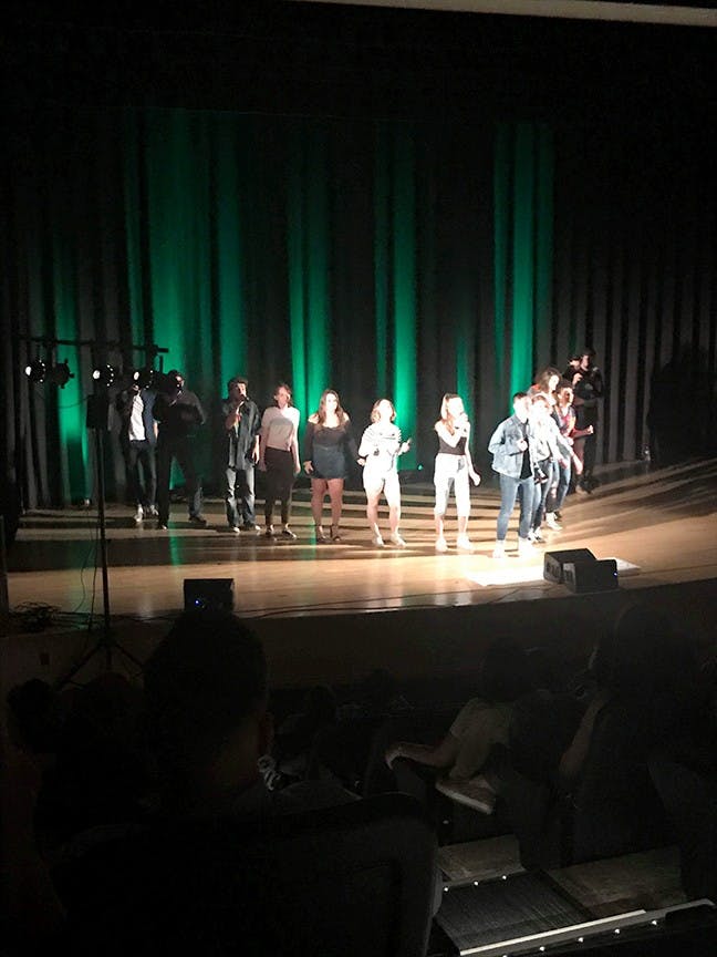 At their final show of the year,The Enchords reflected on a years worth of work and performances for the a cappella group, with audience interaction and several emotional moments throughout the evening.&nbsp;