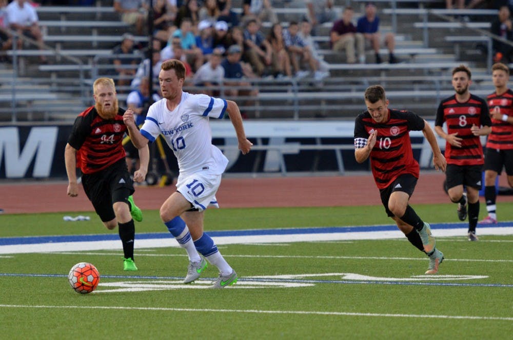 <p>Junior midfielder Braden Culver (10) and the Bulls lost their third straight game this weekend and are winless in their last four matches. </p>