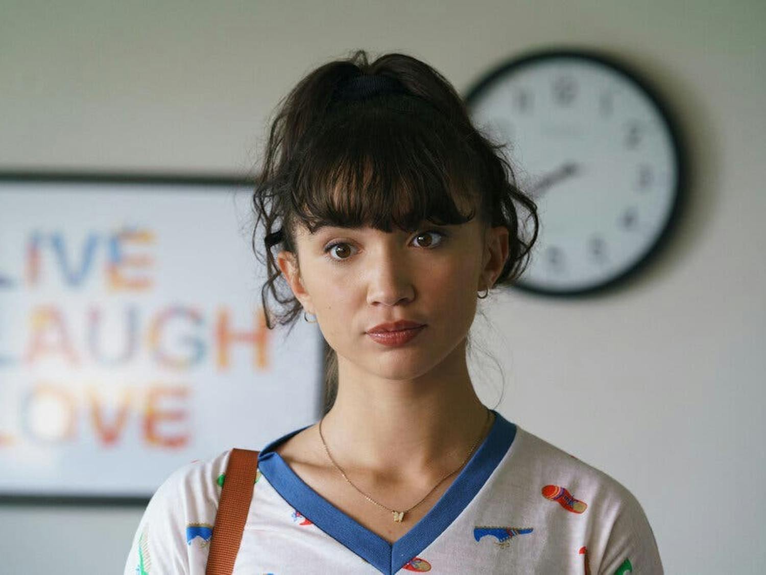 Rowan Blanchard plays Paige Evans in the 2022 coming-of-age Hulu film, “Crush.”