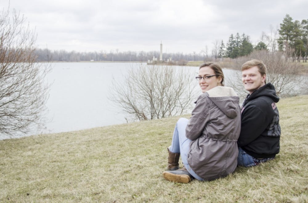 <p>Katie and Devin have been dating for more than two years. Now that they both go to UB, they live together and are able to enjoy spending time with one another on a regular basis.</p>