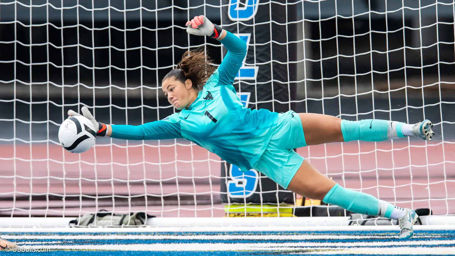 While the players in front of her can spend an entire match constantly involved in the action, UB women's soccer goalkeeper Lexie Thompson must remain focused for the one shot that could be the difference between winning a game, or losing one.