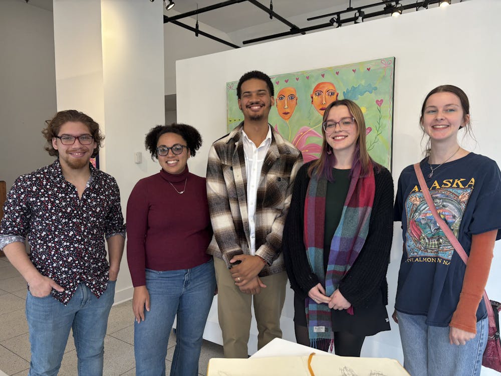 <p>Artists Left to Right: Mojo Banjo, Emma Brittain, Paulie!, Emma Stanton and Celia Beavers</p>