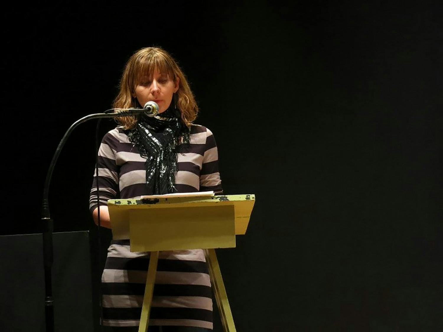 Tanya Shilina-Conte teaches a class for the global film minor. The English department launched the new minor this past fall.