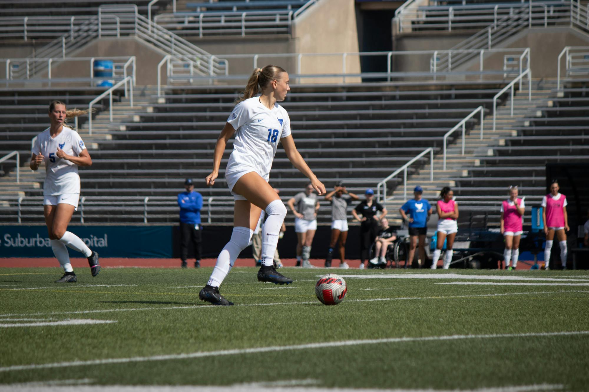 Sophomore defender Julia Rocky.
