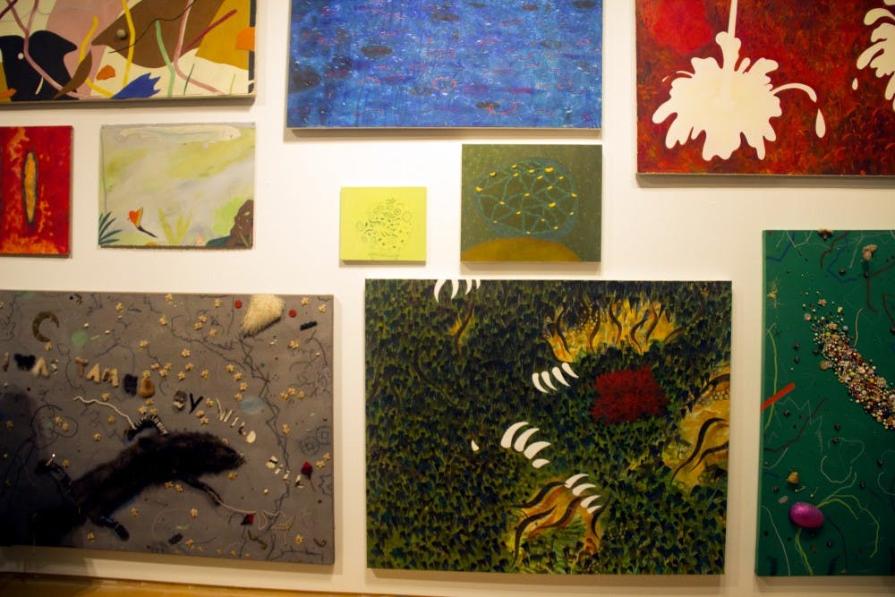 <p>“On Friday, Hallwalls opened “All The Glad Variety,” an exhibit surveying the works of UB professor David Schirm. The exhibit encompasses various mixed-media, mark-making and paintings that fit neatly and intimately across the gallery’s space.”</p>