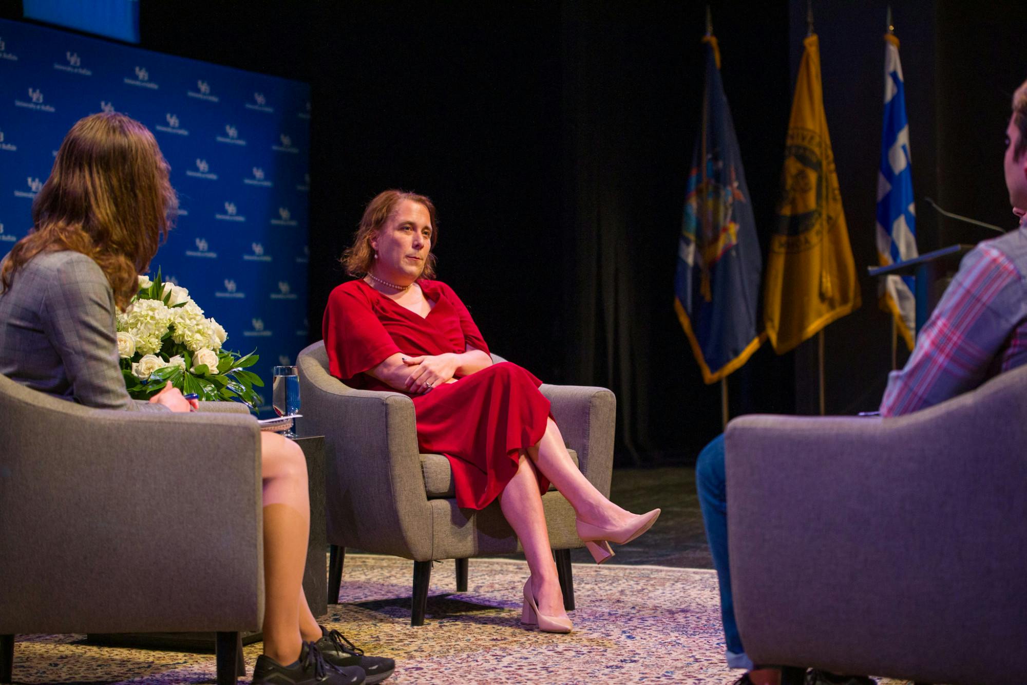 "Jeopardy!" champion Amy Schneider opened UB's 2023-24 Distinguished Speaker Series on Thursday.&nbsp;