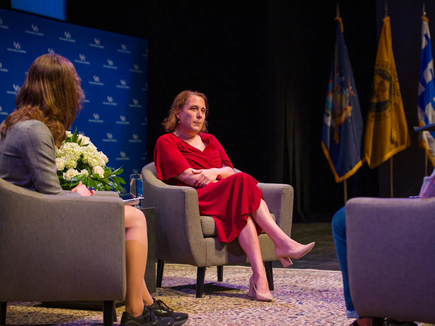 "Jeopardy!" champion Amy Schneider opened UB's 2023-24 Distinguished Speaker Series on Thursday. 
