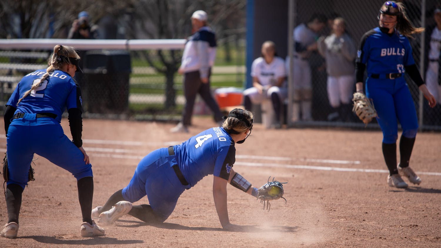 Senior pitcher Julia Tarantino, pictured in 2023, threw eight strikeouts in the first five innings, but it wasn't enough to prevent a Broncos victory.&nbsp;