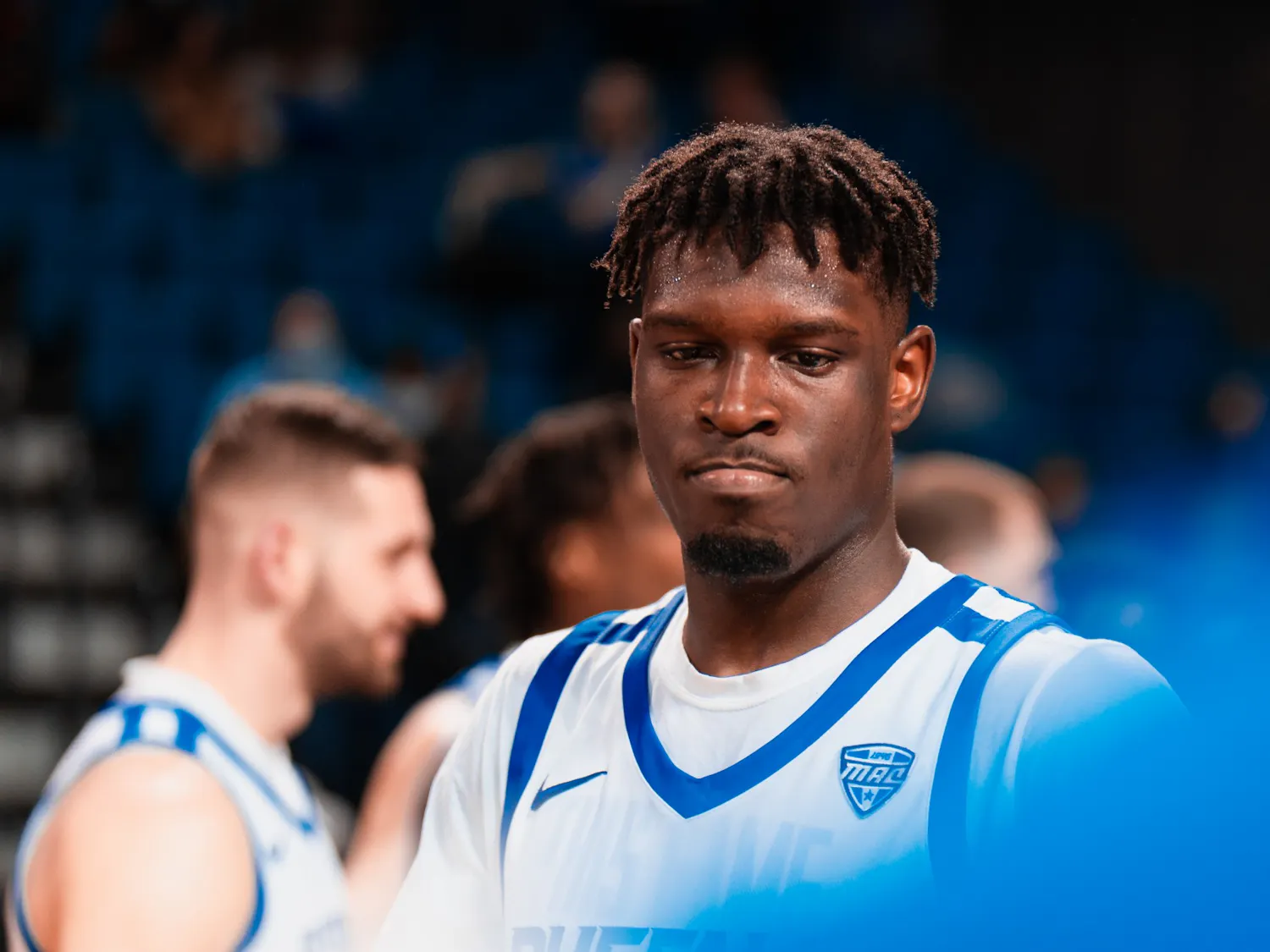 Senior forward Josh Mballa has entered the transfer portal.
