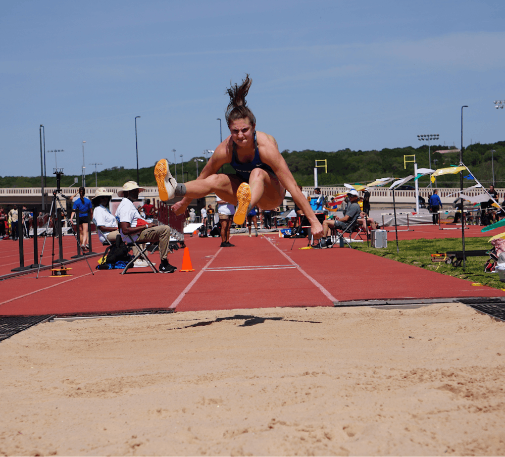 <p>Fifth-year Christina Wende set the school record in the women’s long jump at 20-5 1/4. The previous record was set in 2009. &nbsp;</p>