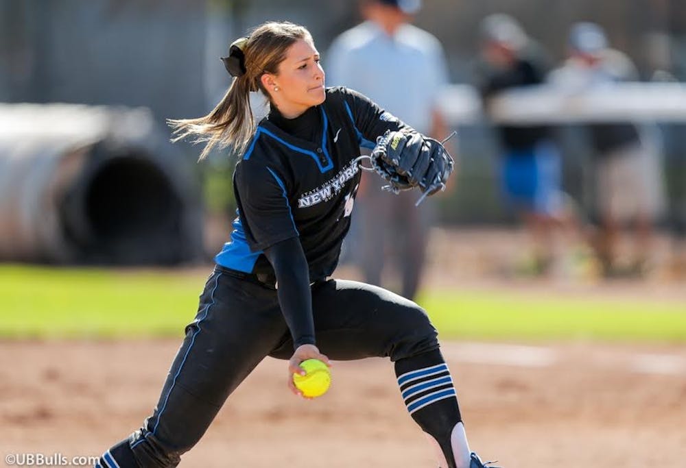 <p>Senior pitcher Hayley Barrow and the softball team dropped their first MAC series of the season this weekend. </p>
