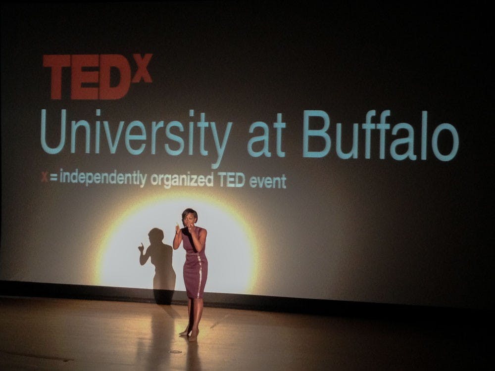 <p>Brittni Smallwood is&nbsp;an anchor and reporter for News 4 Buffalo WIVB and was one of the six speakers at Saturday's TEDx conference.</p>