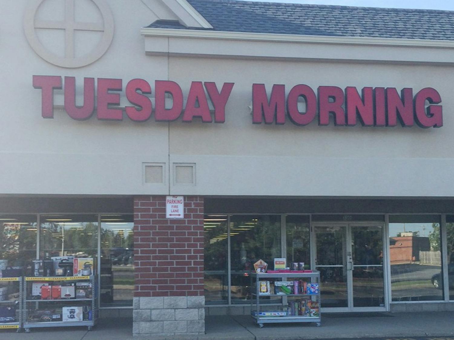 Tuesday Morning has more than just clothing, the store has supplies, electronics and knick knacks.