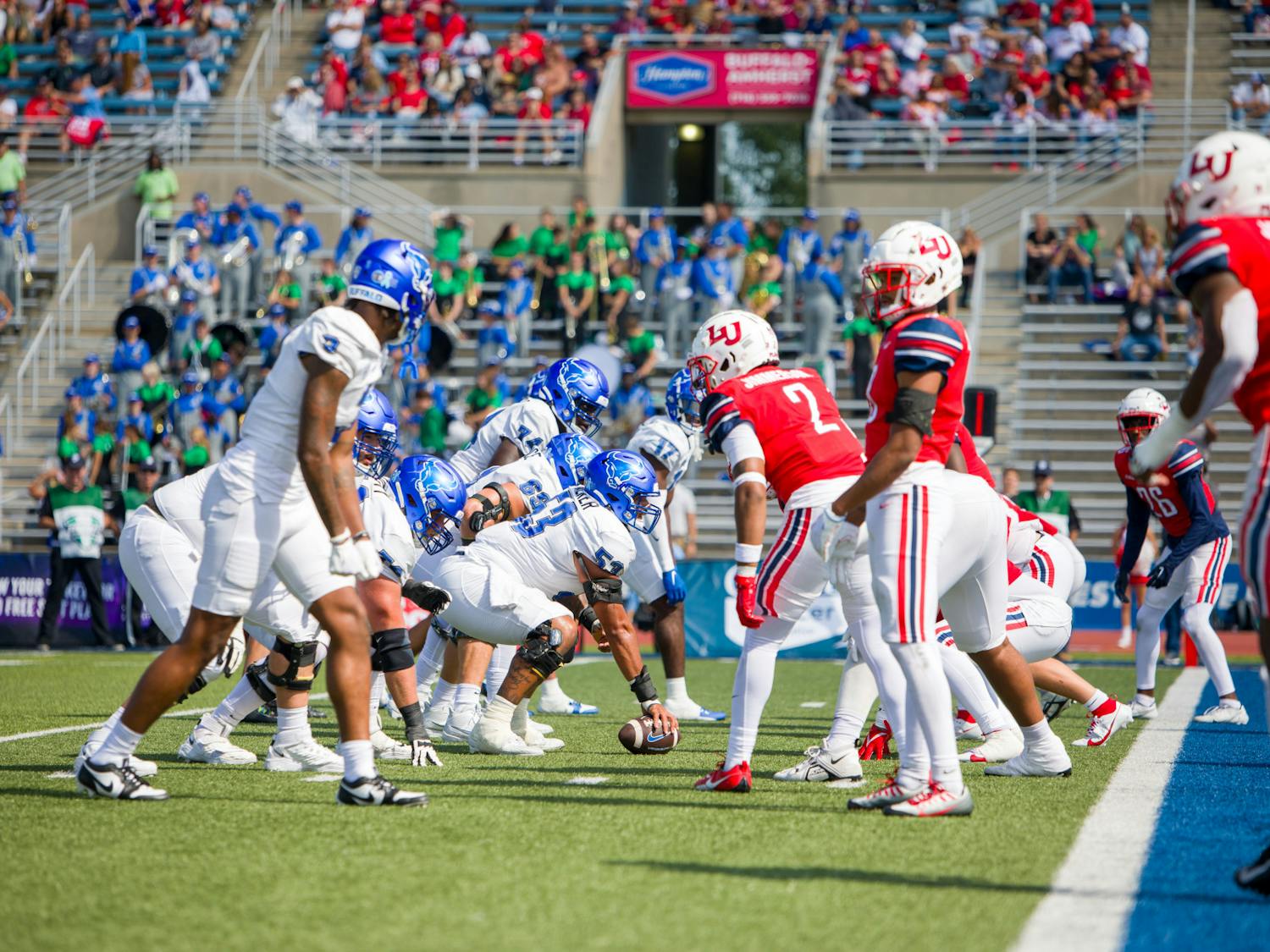 After quickly going down 24-0, the Bulls failed to keep up in and lost against Liberty University Saturday.&nbsp;
