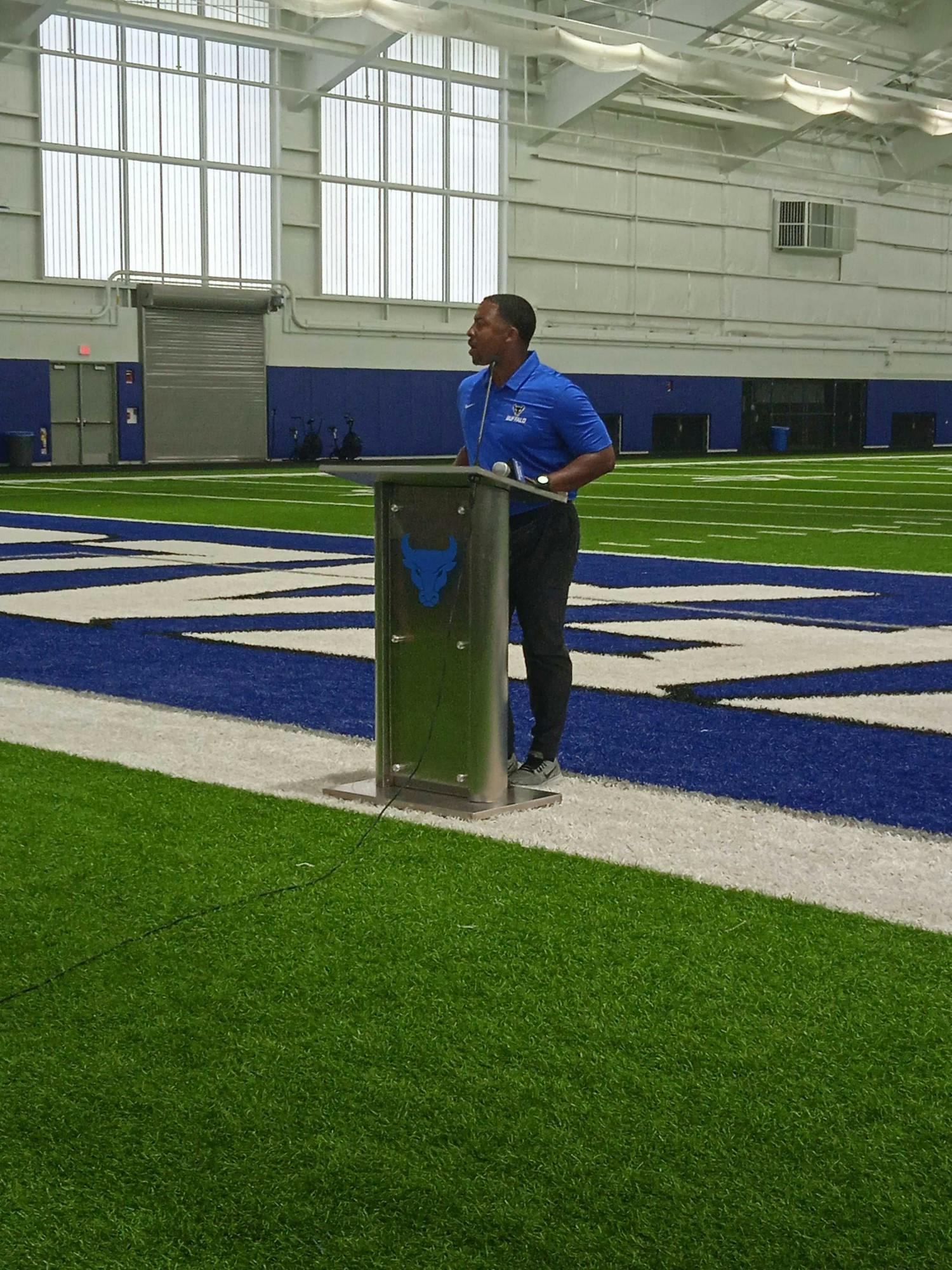 Maurice Linguist will make his head-coaching debut on Thursday night, when the Bulls take on Wagner at UB Stadium.