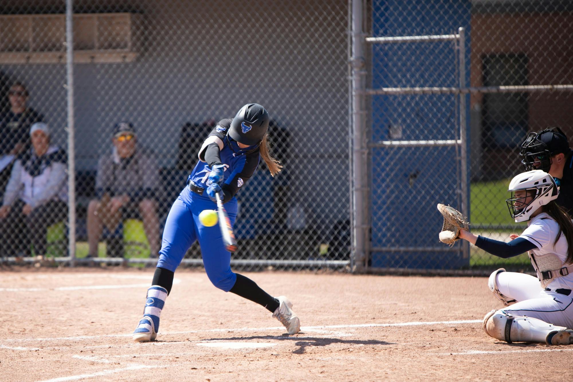 UB split two games of a Saturday doubleheader then lost the series finale on Sunday against NIU.&nbsp;