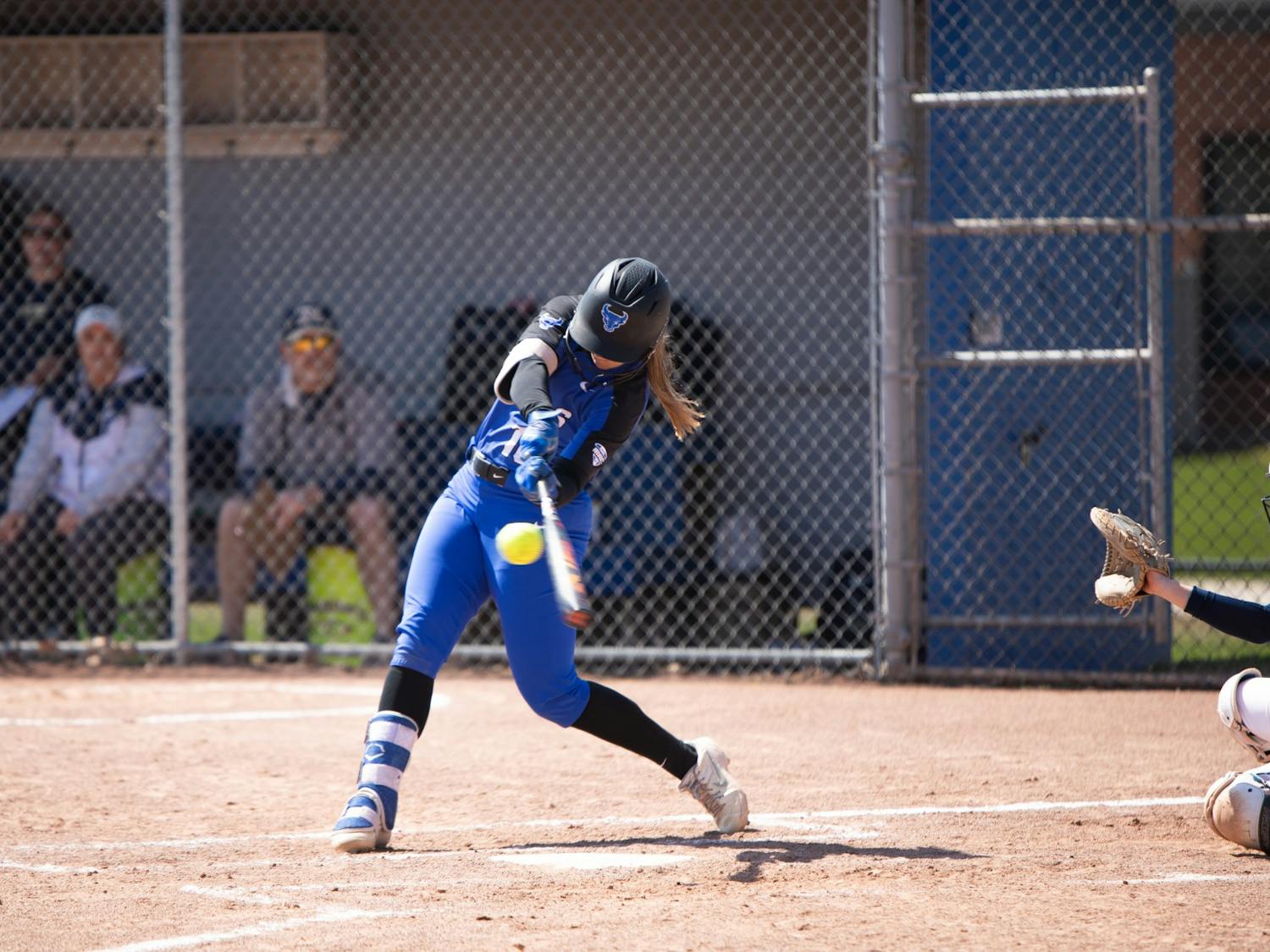 UB split two games of a Saturday doubleheader then lost the series finale on Sunday against NIU.&nbsp;