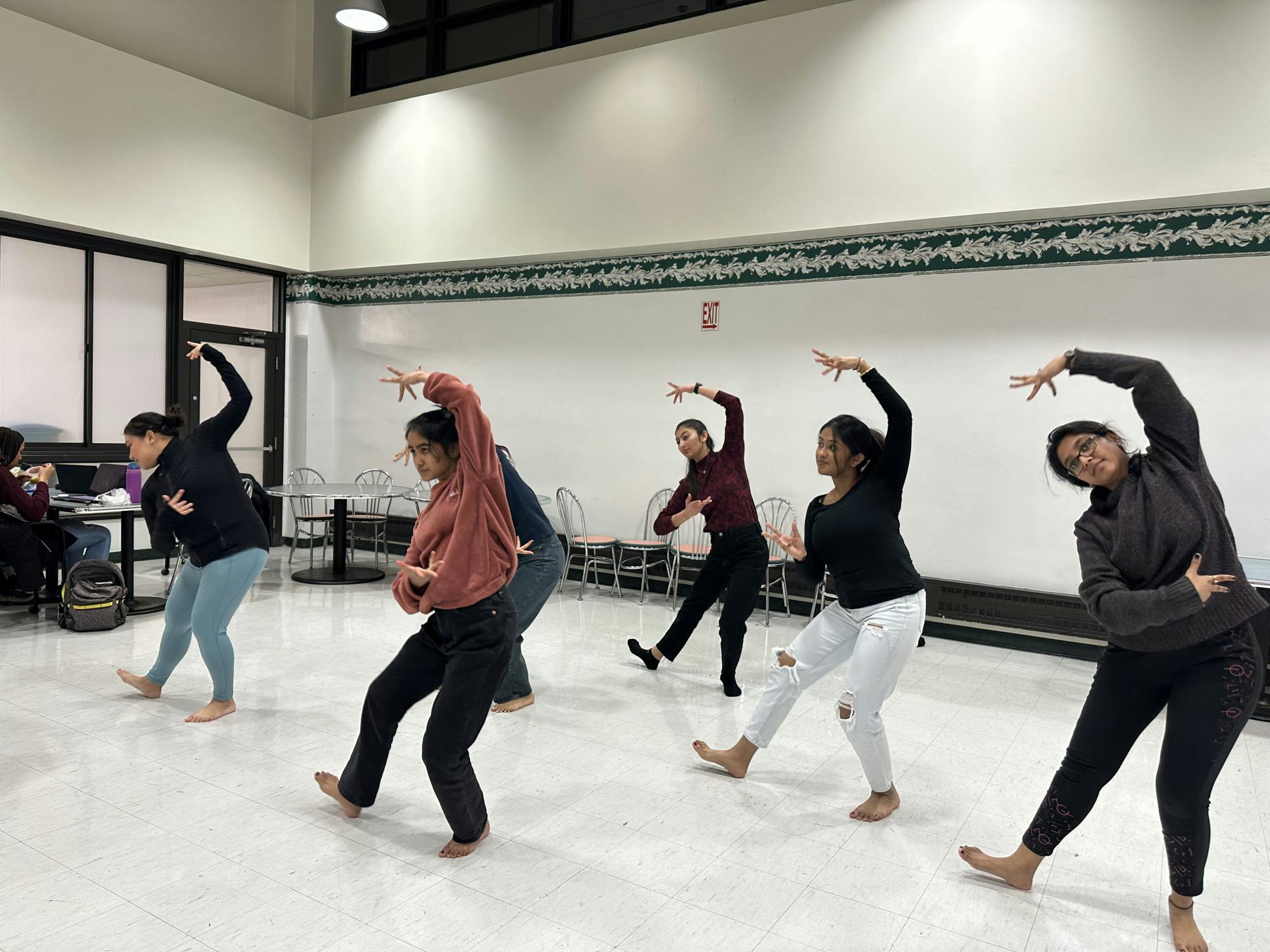 The Sri Lankan Student Assocation rehearses in advance of International Fiesta this Saturday. 