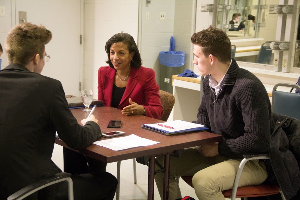 <p>The Spectrum sat down with Ambassador Susan Rice for an exclusive interview before her Distinguished Speakers Series speech Wednesday night.</p>
