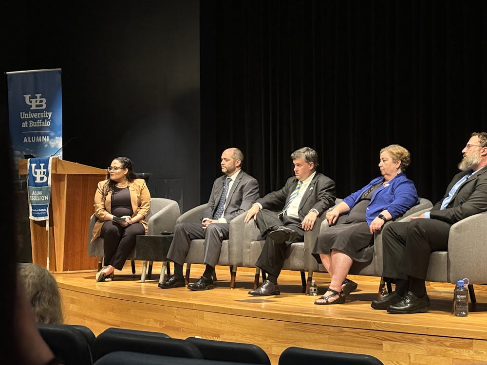 Right to left: Kristen Kelly, Connor Cowling, Shawn Donahue, Christy McCormick, Jacob Neiheisel