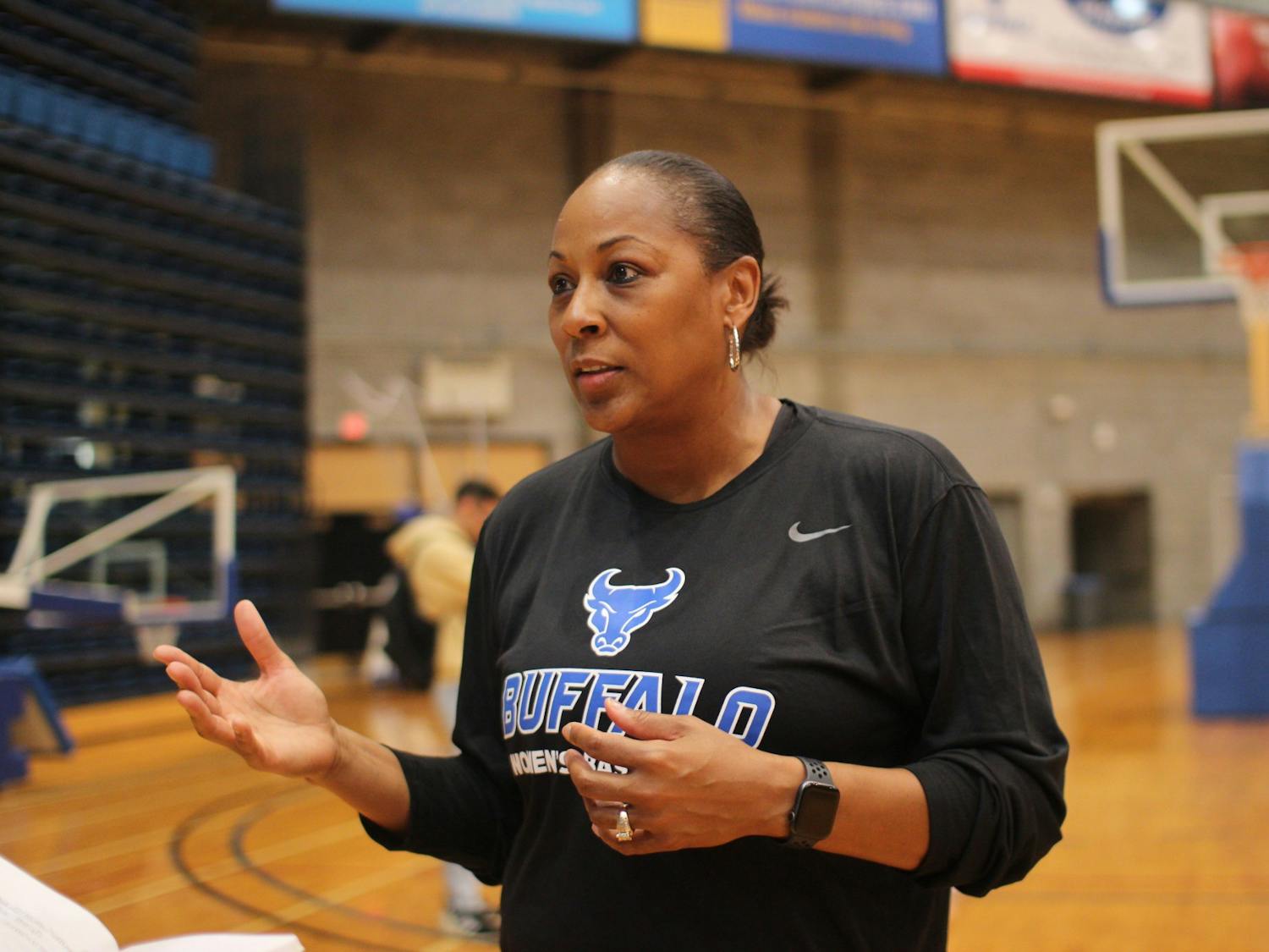 Felisha Legette-Jack, head coach of the women's basketball team at UB, talks about her expectations for the team and its growth this season.