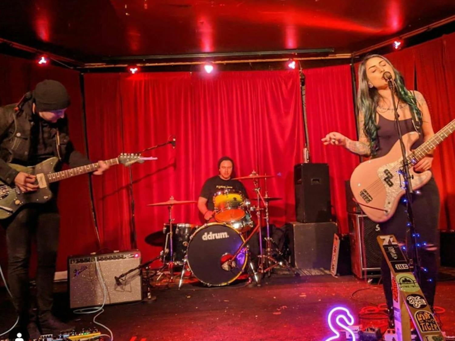 Indie pop band Cooler performs live at Nietzsche's in Buffalo's Allentown district.