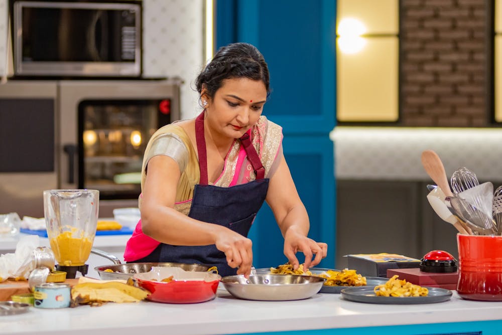 <p>Smita Chutke competes on Netflix’s “Cook at All Costs.”&nbsp;</p>