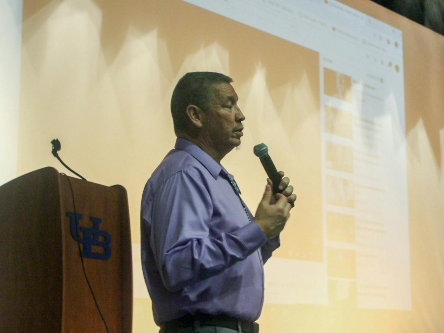 The Outdoor Adventure Club and Native American Community Services presented “The Eagle and the Condor” on Monday night, an event meant to recognize Indigenous People’s Day.