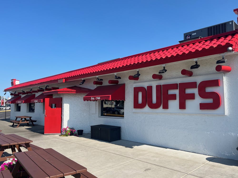 Duff's is located at the corner of Sheridan Drive and the Millersport Highway in Amherst.