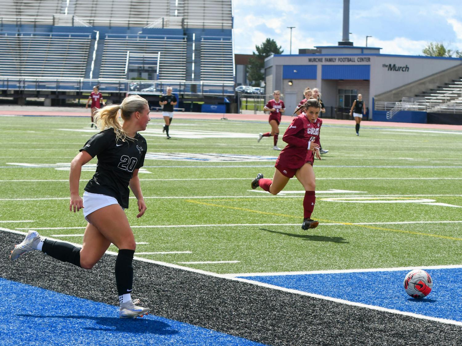 The UB Women’s soccer team shut out Colgate University 3-0 this past Sunday.
