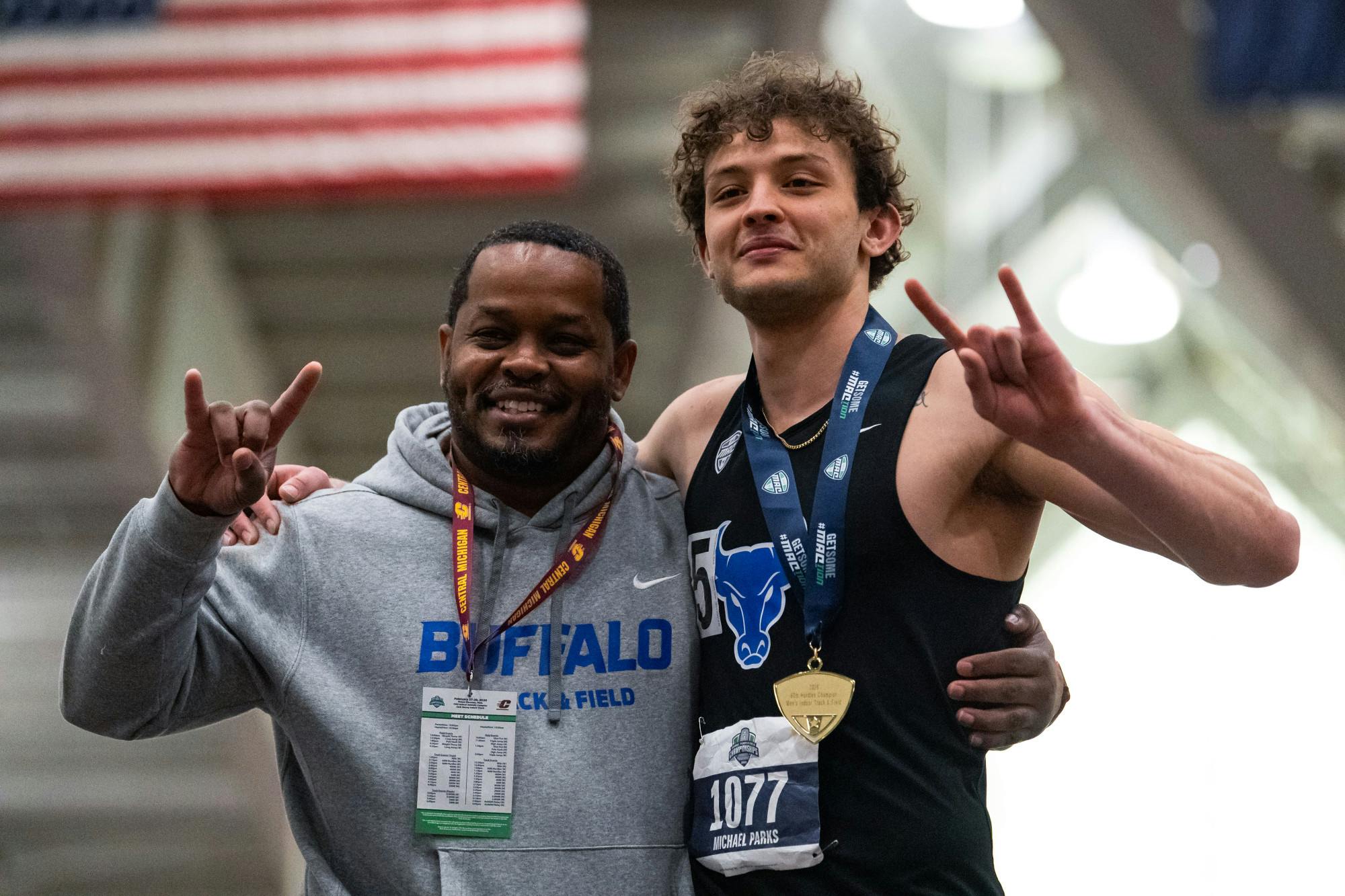 Photo of Michael Parks and Jhad Jones.