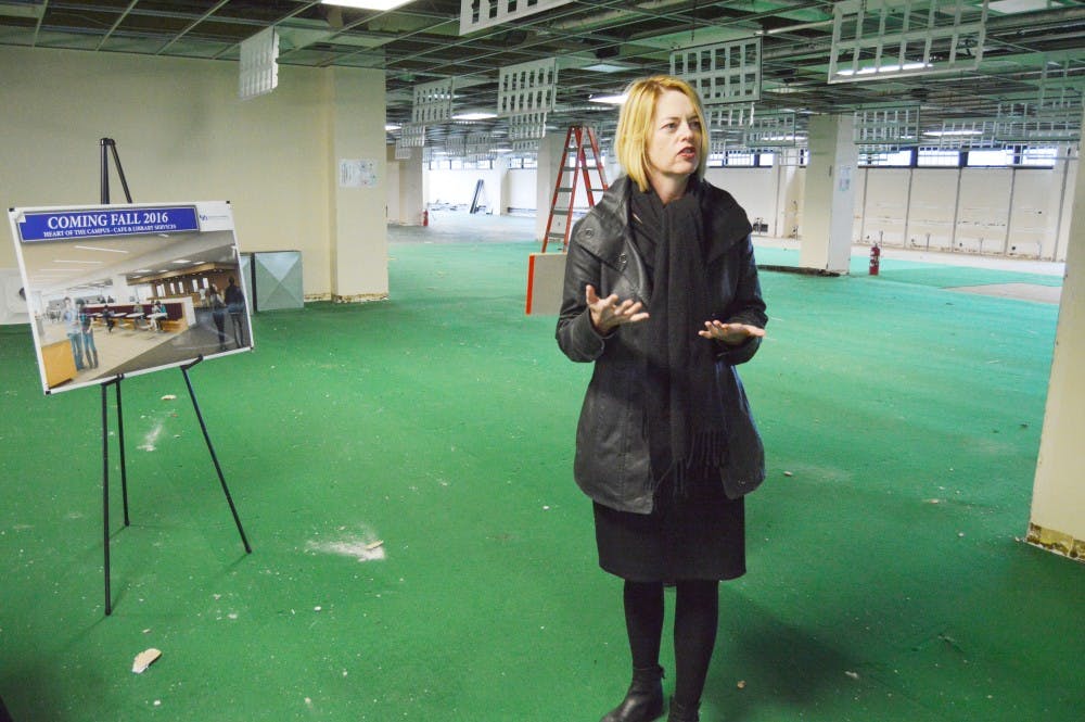 <p>Kelly Hayes McAlonie gives a preview of the redesign project of the Oscar A. Silverman Library. The third floor of the library in Capen Hall is in the midst of a complete transformation.</p>