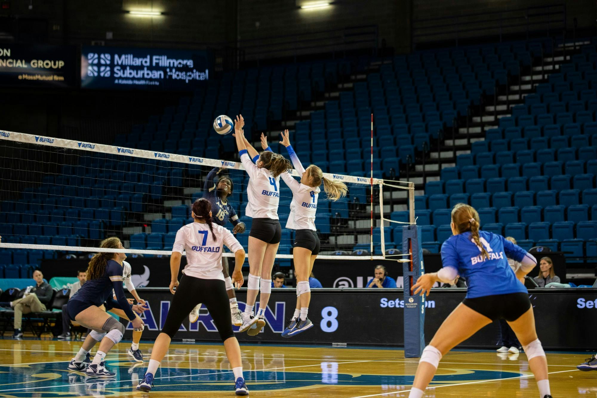 Women’s Volleyball earned a No. 6 seed in the upcoming MAC tournament with a win over Akron.