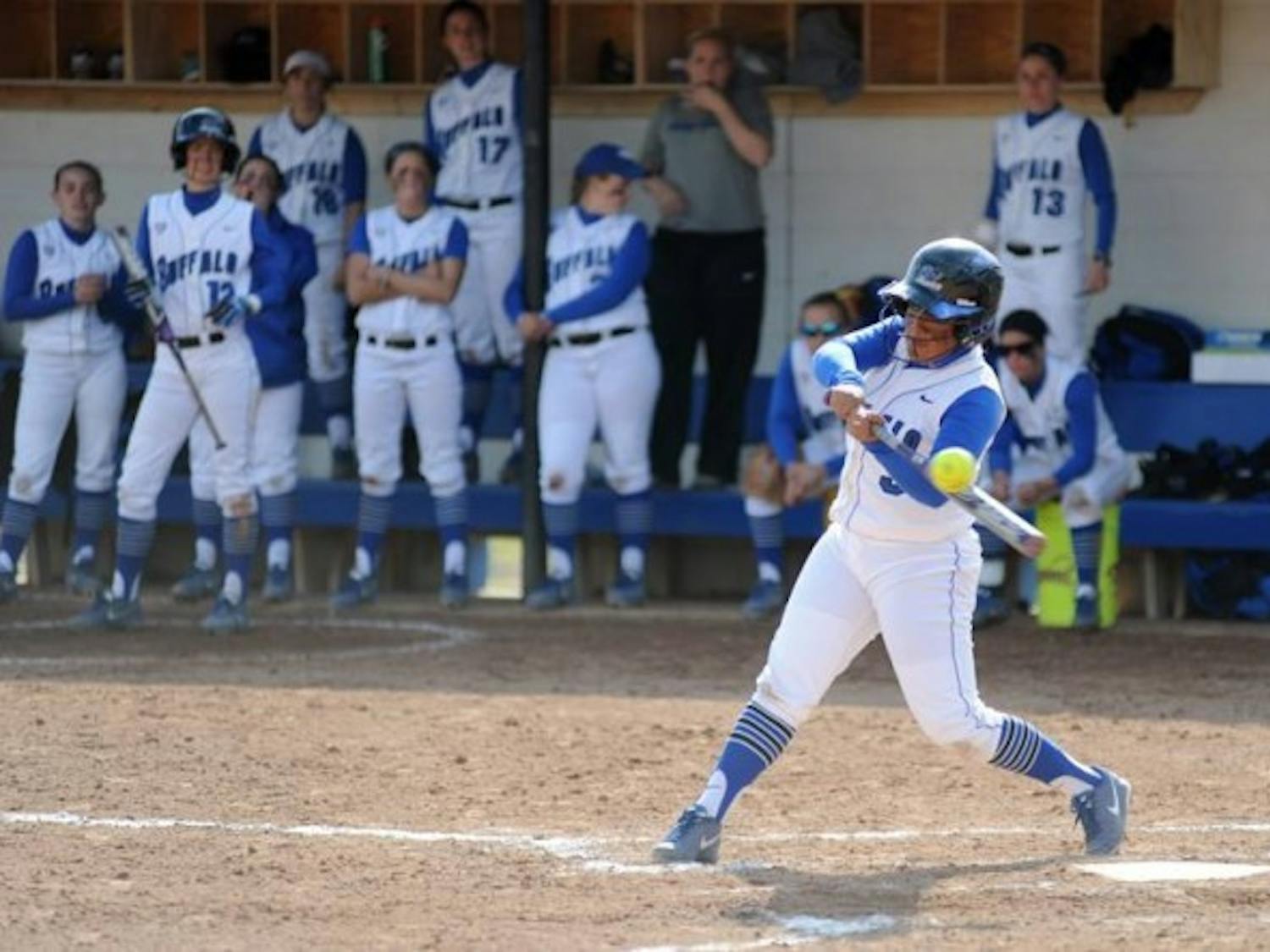 The softball team lost four out five games this weekend in Texas. Yusong Shi, The Spectrum