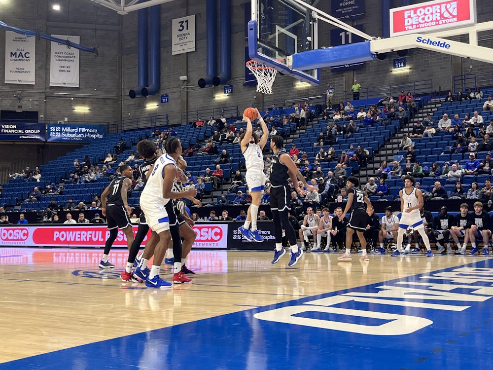 UB men’s basketball have shown improvement since their historically poor 2023-2024 campaign, but they have struggled to find consistency.
