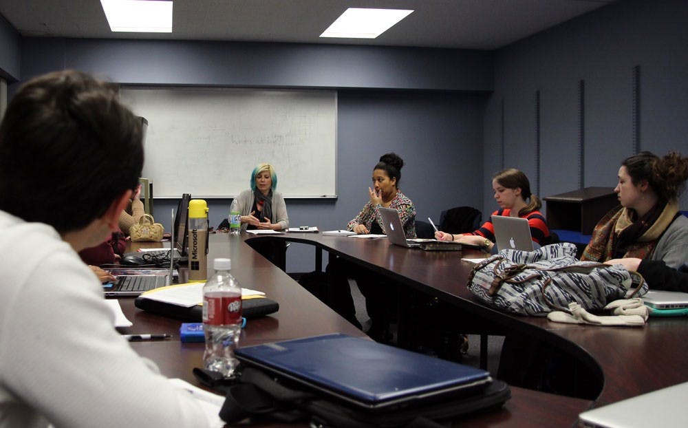 <p>Students in Christina Milletti’s English 480 Creative Writing Capstone Seminar are completing the Creative Writing Certificate, offered to undergraduate students that teaches them about different modes of creative writing.</p>