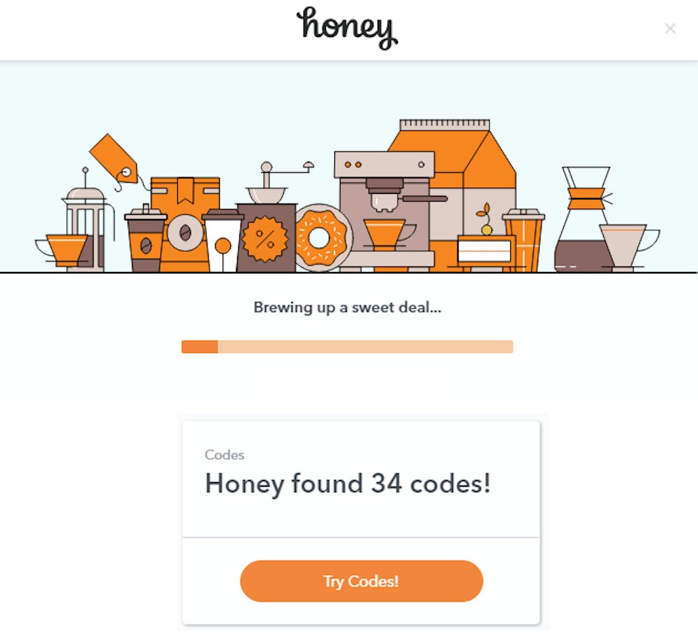 <p>Honey searches their extensive database for applicable coupons at Amazon and eBay checkouts. It is one of the big money-saving plugins and phone apps.</p>