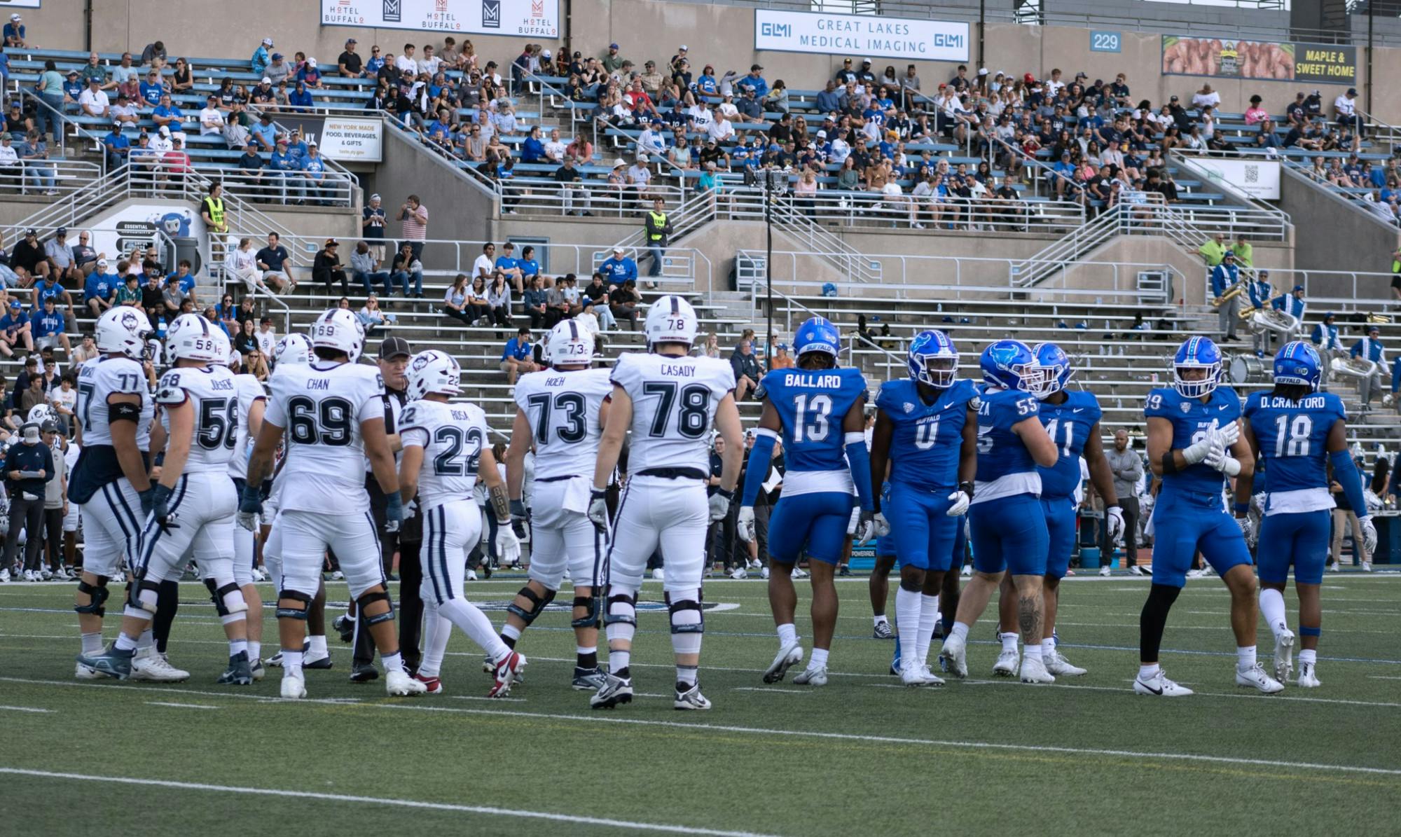 UB Football against UConn.