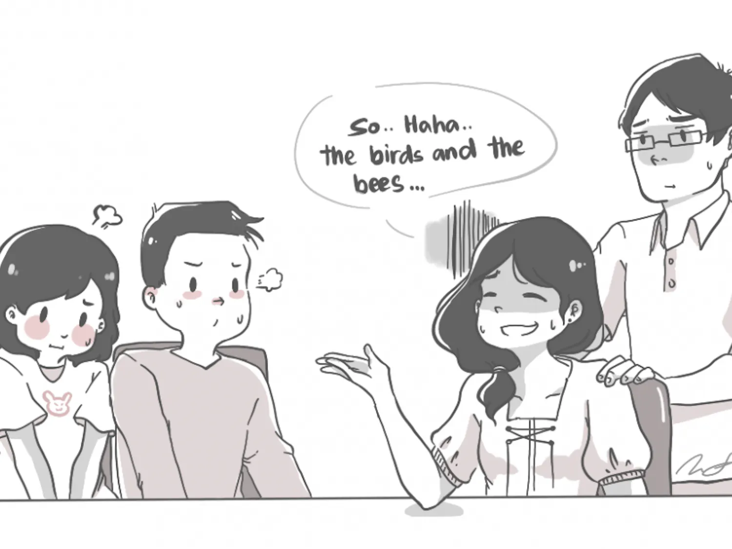 The tale of the birds and the bees is the censor version of sex talk. UB students share their experiences learning about sex from their parents.