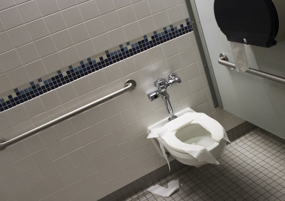 <p>Men’s bathrooms are notoriously gross, but <em>The Spectrum</em> sought out the worst of the worst. From urinals to stalls, these restrooms might just be the scariest things on campus this Halloween.</p>