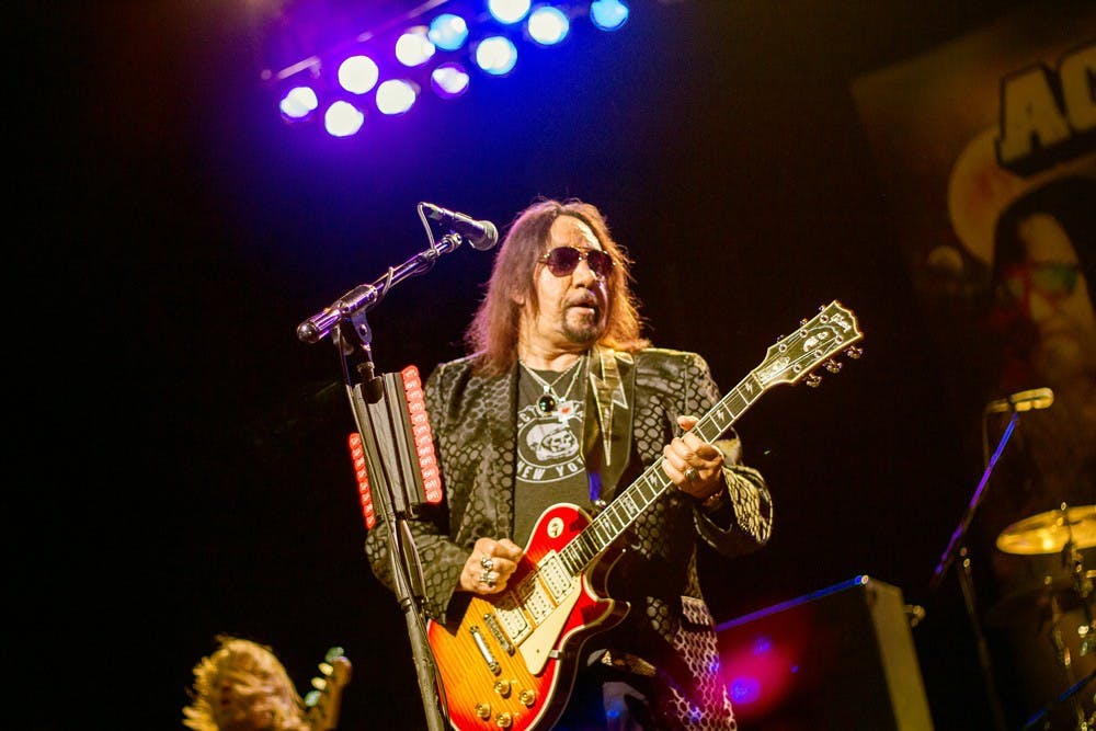 <p>Ace Frehley performs at the Center for the Arts Monday night. </p>