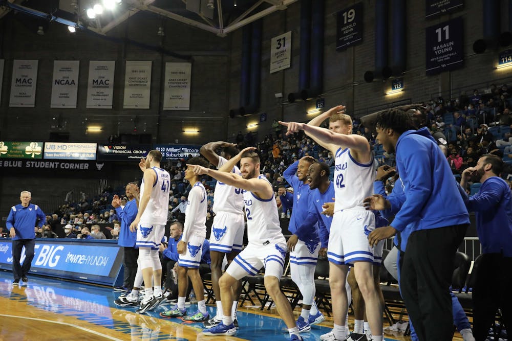 UB ran all over Eastern Michigan in a 102-64 victory at Alumni Arena Tuesday night.