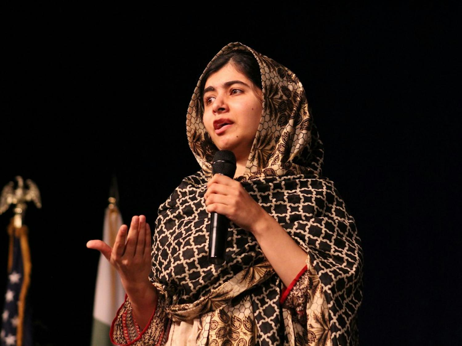 Malala Yousafzai, the world's youngest Nobel Prize laureate and leading humans rights activist speaks at Thursday's Distinguished Speaker Series. Yousafzai spoke about girl's education and her mission. 