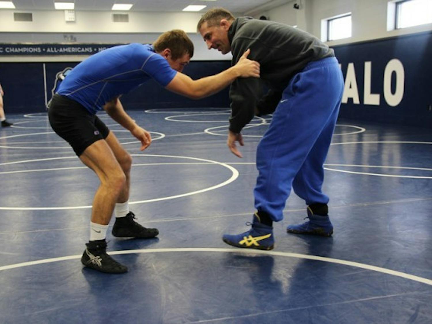 Max Soria could have left UB in order to wrestle in the NCAA Tournament this year. But he trusted his coach, John Stutzman, and the program enough to stay in Buffalo. He never looked back. Cletus Emopae, The Spectrum