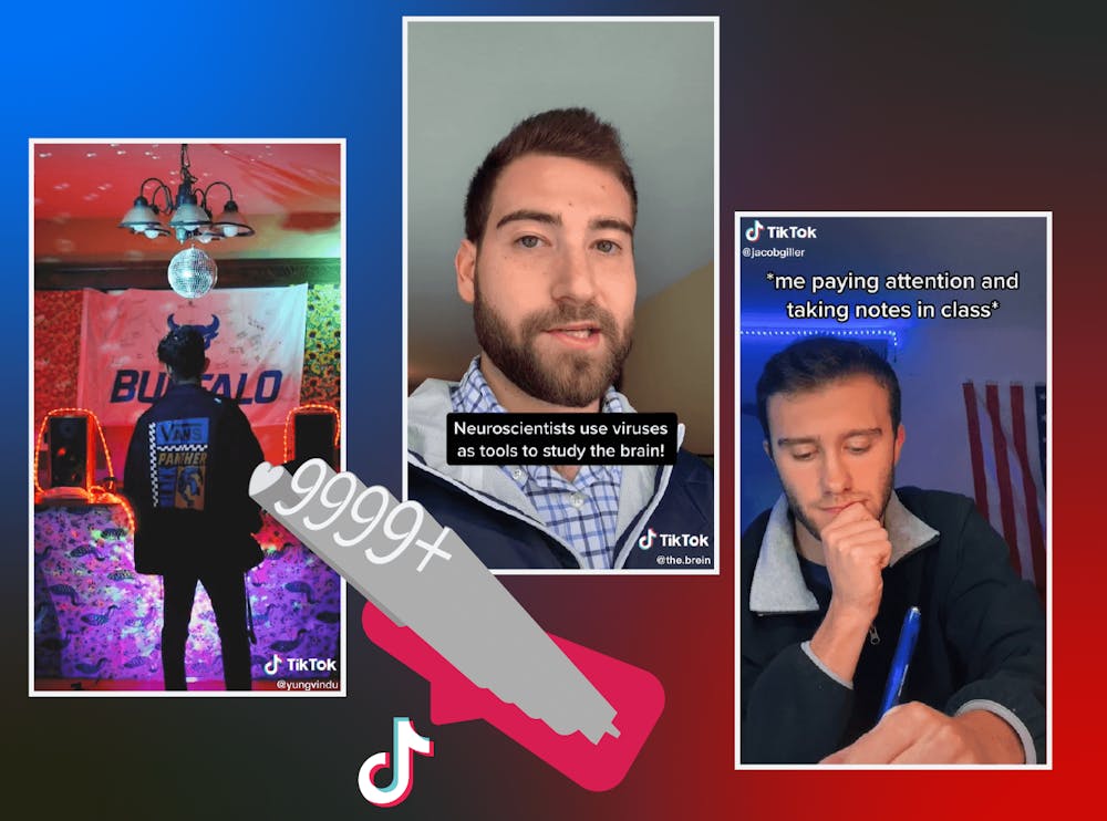 UB students have earned millions of views and likes on their TikTok videos.