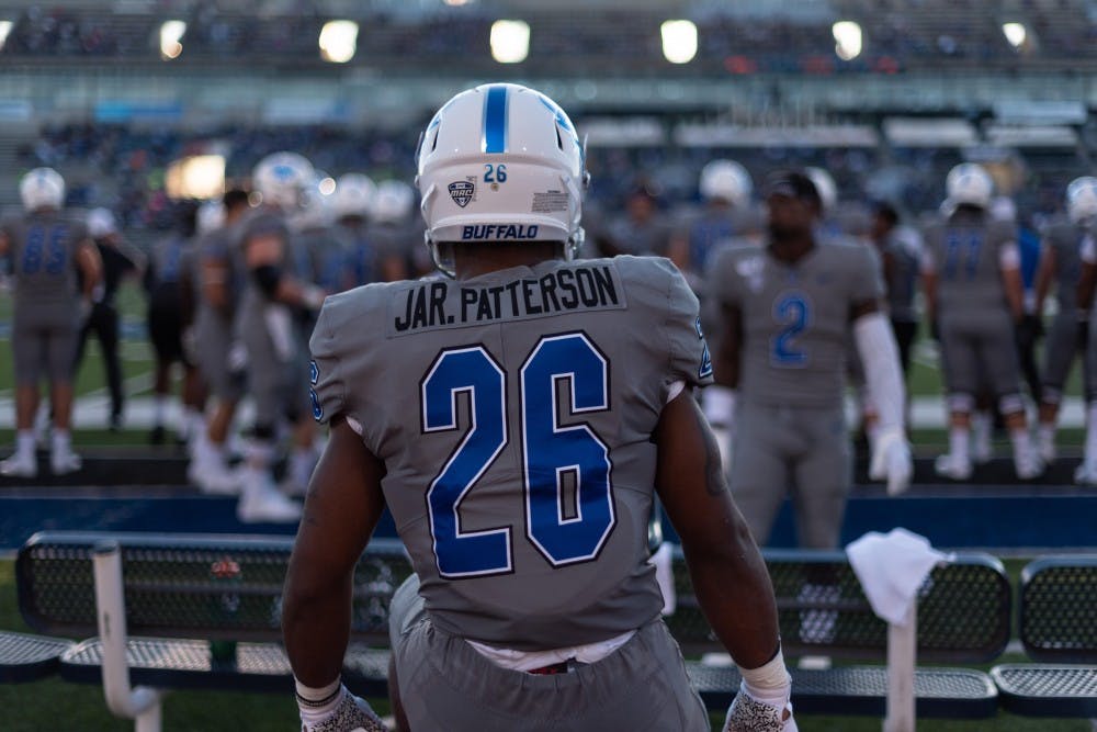 Patterson at UB's home opener against Robert Morris.