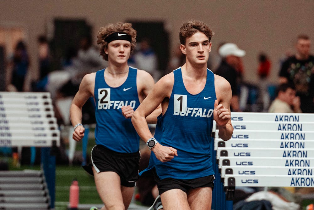 <p>Distance runners on the men's team set two new school records in the 3000m and the mile.&nbsp;</p>