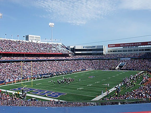 Ralph WIlson Stadium is known as one of the best tailgating venues in the country.
Courtesy of Flickr user mark.watmough