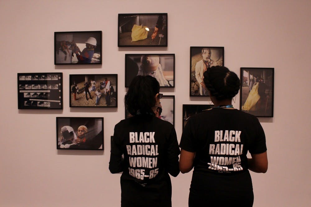 <p>“We Wanted A Revolution” is a survey of work by women of color through a period encompassing civil rights, women’s rights, gay rights and anti-war movements. Throughout, visitors to the gallery can view works by black female artists like Faith Ringgold, Ming Smith and Emma Amos.</p>